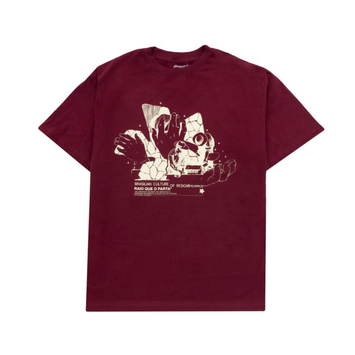 T-shirt "Parta" - Bordô
