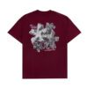 T-shirt "Raio" - Bordô